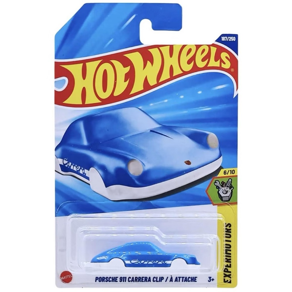 Hot Wheels Porsche 911 Carrera Clip Experimotors New 2025